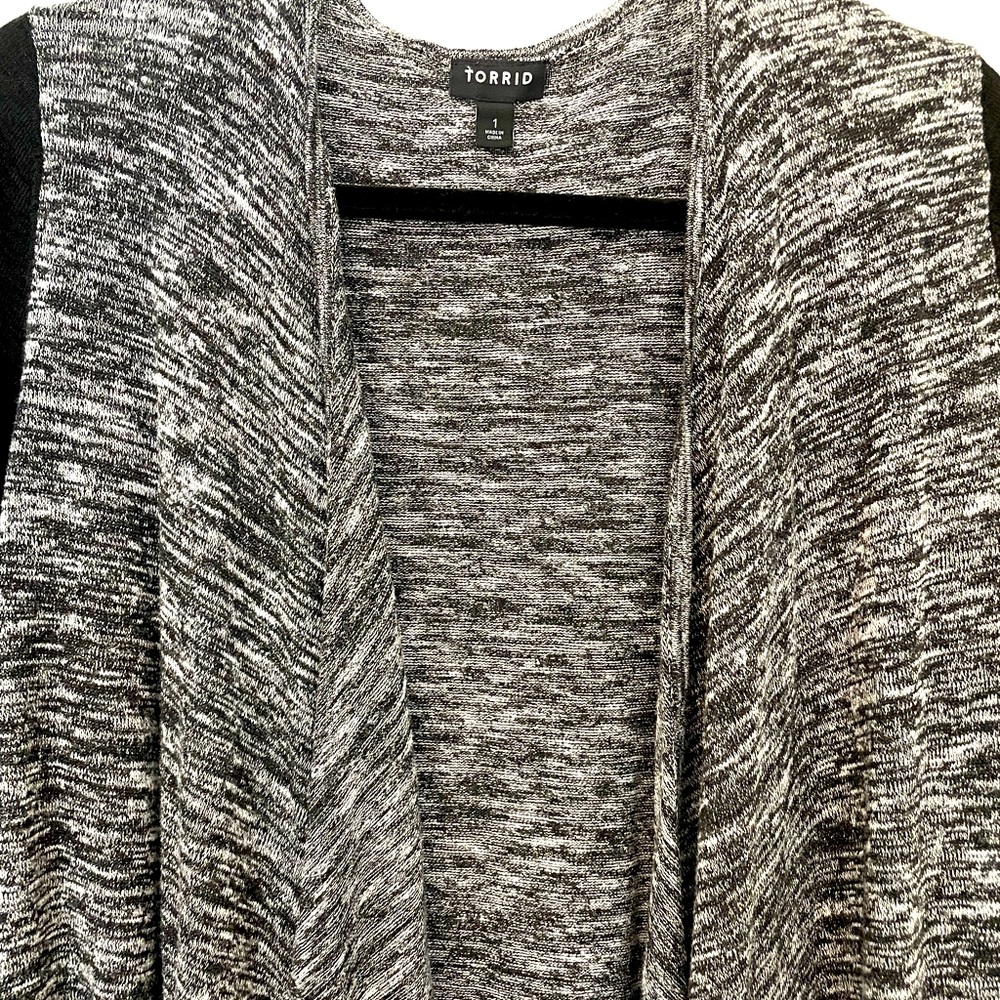 Torrid Black Sleeve Cardigan